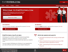 Tablet Screenshot of emstesting.com
